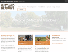 Tablet Screenshot of muttlandmeadows.org